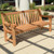 Three Birds Teak 6' Theodore Bench - On Location