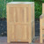 Three Birds Open Top Teak Trash Receptacle - On Location