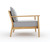 Royal Teak Palma Deep Seating Club Chair Side