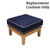 Teak Miami Ottoman Replacement Cushions Only