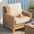 Royal Teak Boca Wicker Deep Seating Lounge Chair Honey