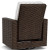 Lloyd Flanders Mesa Wicker Swivel Rocker Recliner - Back View