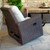 Lloyd Flanders Mesa Wicker Swivel Rocker Recliner - Back View