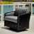 Lloyd Flanders Visions Swivel Gliding Lounge Chair - Shown in Ebony
