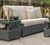 Lloyd Loom Hamptons Sofa - Spruce Finish