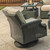 Lloyd Loom Hamptons Swivel Rocker Lounge Chair - Back View