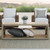 Sunset West Coastal Teak Rectangular Coffee Table