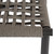 Sunset West Grigio Dining Chair - Seat Details
