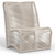 Sunset West Sand Rope Armless Club Chair