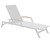 Three Birds Tribeca Chaise Lounger - White