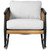 Lloyd Flanders Galloway Wicker Lounge Rocker - Front View