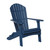 Berlin Gardens Comfo Back Folding Adirondack Chair - Navy Blue