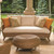 Lloyd Flanders Tobago Wicker Sofa - Front View