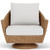 Lloyd Flanders Tobago Wicker Swivel Rocking Lounge Chair - Front View