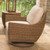 Lloyd Flanders Tobago Wicker Swivel Rocking Lounge Chair - Side View