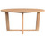 Sunset West Natural Teak Round Dining Table - Side View
