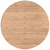 Sunset West Natural Teak Round Dining Table - Top View
