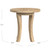 Cambria Teak End Table - Dimensions
