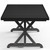 Sunset West 96" Monterey Trestle Table - End View