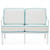 Woodard Tuoro Loveseat - Front View