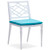 Woodard Tuoro Dining Side Chair shown with Optional Cushion