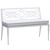 Woodard Tuoro Bench shown with Optional Cushion