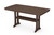 POLYWOOD  Nautical Trestle 38" x 73" Counter Table Mahogany