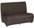 Woodard Wicker Banquette - Coffee Weave