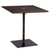 Woodard Wicker Pedestal Umbrella Table - Coffee Weave
