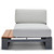 Woodard Gather One Arm Chaise - Front View