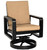 Woodard Vale Swivel Rocking Dining Chair
