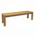 6' Royal Teak Backless Bench