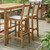 Teak & Sling Bar Chair - Back View