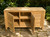 Royal Teak Storage Console Table - Showing Interior