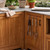 Royal Teak Corner Patio Kitchen Connector Unit Lifestyle Image