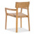 Catalina Cushionless Dining Chair - Back View