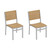 Oxford Garden Travira Tekwood Side Chair (Set of 2)