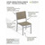 Oxford Garden Travira Side Chair Features