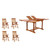 atc-java-teak-5-piece-butterfly-double-extension-table-folding-arm-chair-dining-set