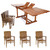 atc-java-teak-5-piece-rectangular-extension-table-stacking-chair-dining-set