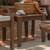 Berlin Gardens Classic Terrace End Table - Brazilian Walnut