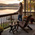 Berlin Gardens Comfo Folding Adirondack Lifestyle Image