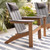 Berlin Gardens Mayhew Adirondack Chair - Smoke Gray on Antique Mahogany