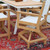 Berlin Gardens Resin Mayhew Sling Swivel Counter Height Chair