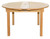 Chelsea Round 48 - 72" Extension Table - Closed Position