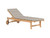HiTeak Beach and Pool Sun Lounger Canvas