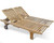 Regal Teak Double Chaise Lounge Chair