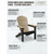 Comfo Back Adirondack Chair Features Image