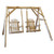rustic-white-cedar-log-double-chair-swing-set