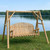 Cedar Log Swing Set